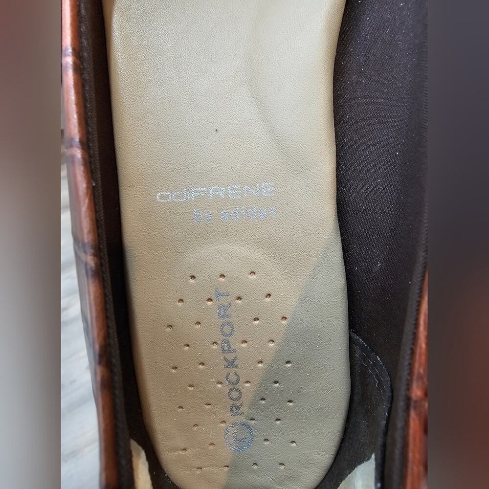 Rockport Adiprene by Adidas Leather Alligator Print Platform High Heel Size 7.5 - Picture 12 of 12